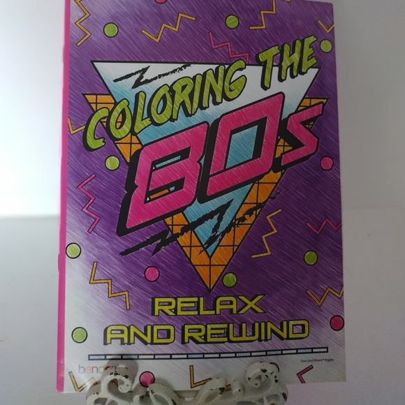 Coloring The 80'sRelax and Rewind Coloring Book - Picture 1 of 4